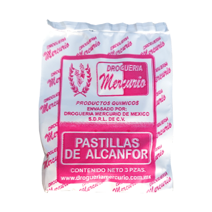 PASTILLAS DE ALCANFOR C3 MERCURIO