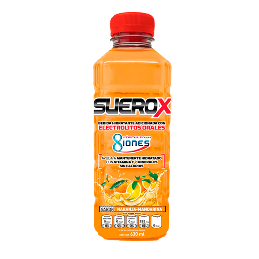 SUEROX 8IONES NARANJA MAND 630ML