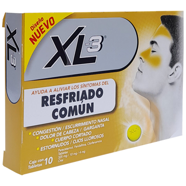 XL 3 ANTIGRIPAL TAB C10