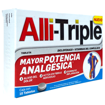 ALLI TRIPLE 50 25 50 50 MG 10TAB