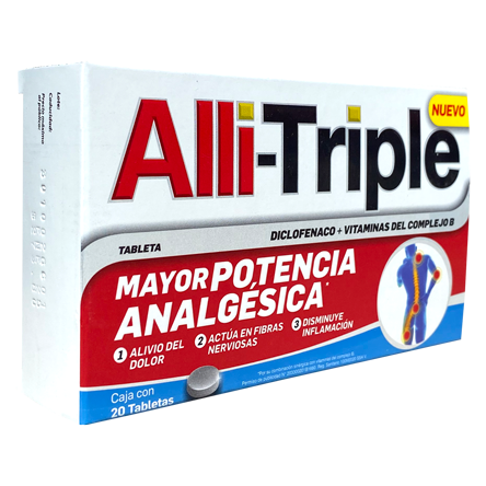 ALLI TRIPLE 50 25 50 50 MG 20 TAB
