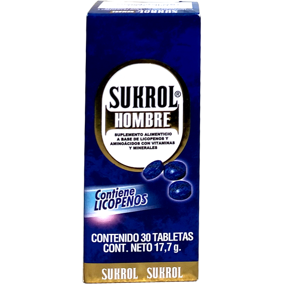 SUKROL HOMBRE SUPLE ALIM TAB 30