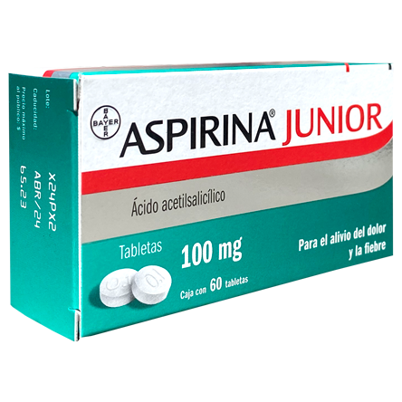 ASPIRINA JUNIOR 100MG TAB 60