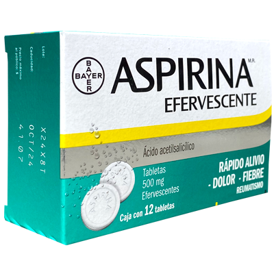 ASPIRINA EFERV AD 500 MG TAB 12