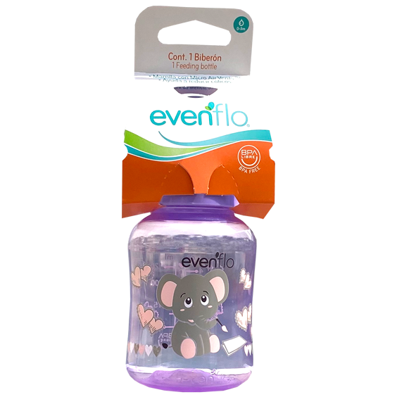 BIB EVENFLO COLORES 4OZ
