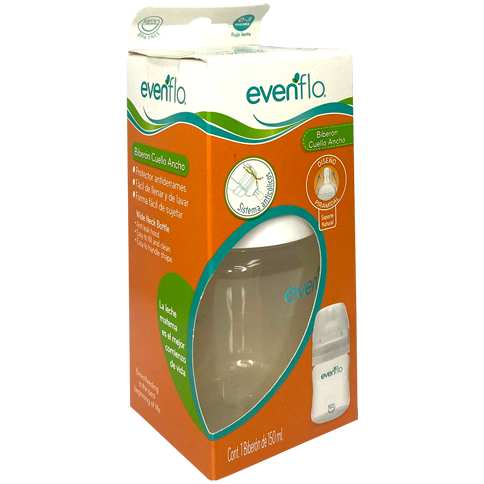 biberon evenflo cuello ancho BIB EVENFLO CUELLO ANCHO 5 ONZ – Farmacias Popular El Molinito