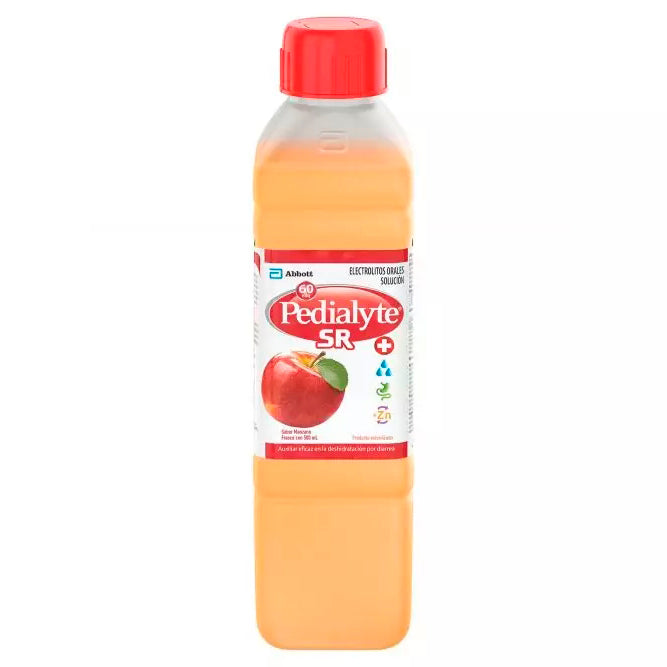 PEDIALYTE 60 MEQ MANZANA 500ML