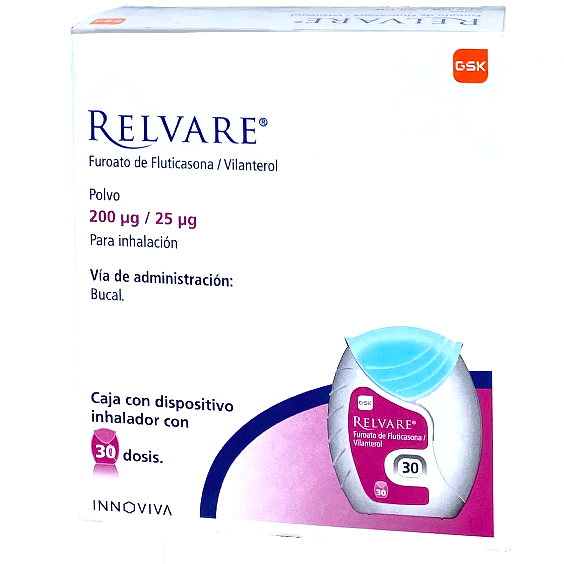 RELVARE 200 25MCG 30DOSIS