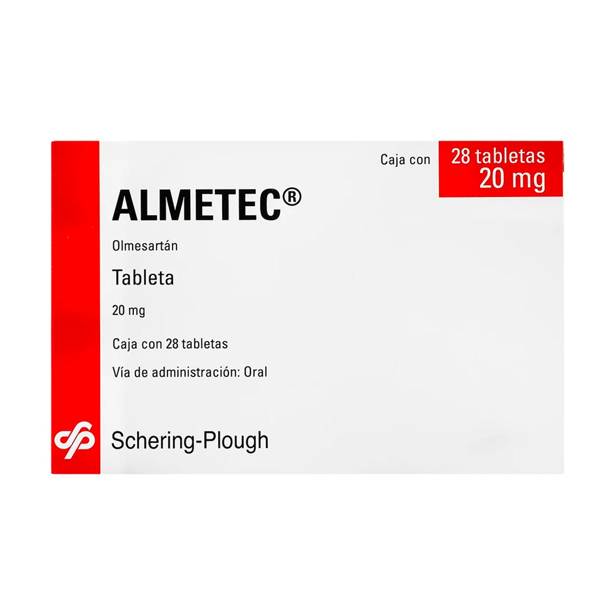 ALMETEC 20 MG TAB 28