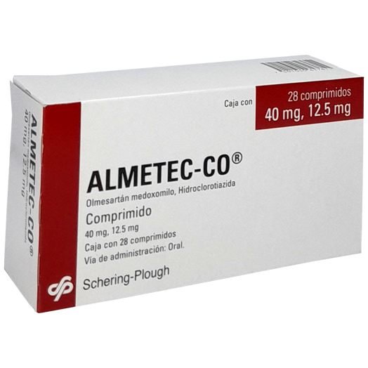 ALMETEC CO 40 12 5 MG CPR 28 382