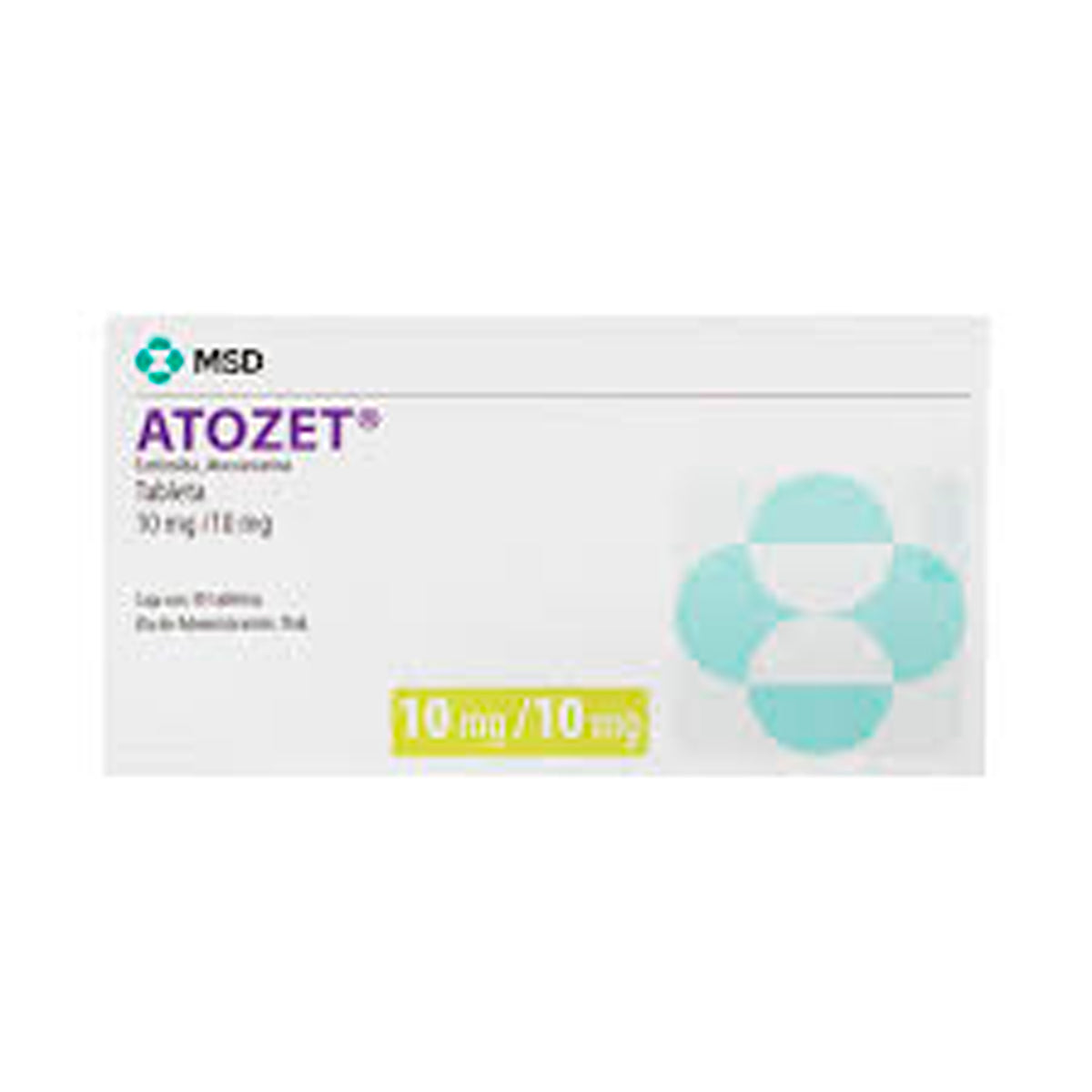 ATOZET 10 10MG TAB 30
