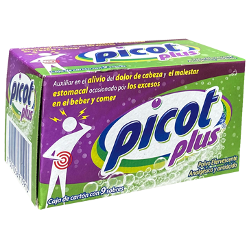 PICOT PLUS SAL DE UVAS C 9 SOBRES