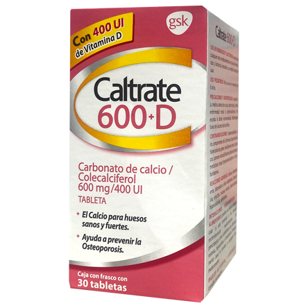 CALTRATE 600 D TAB 30