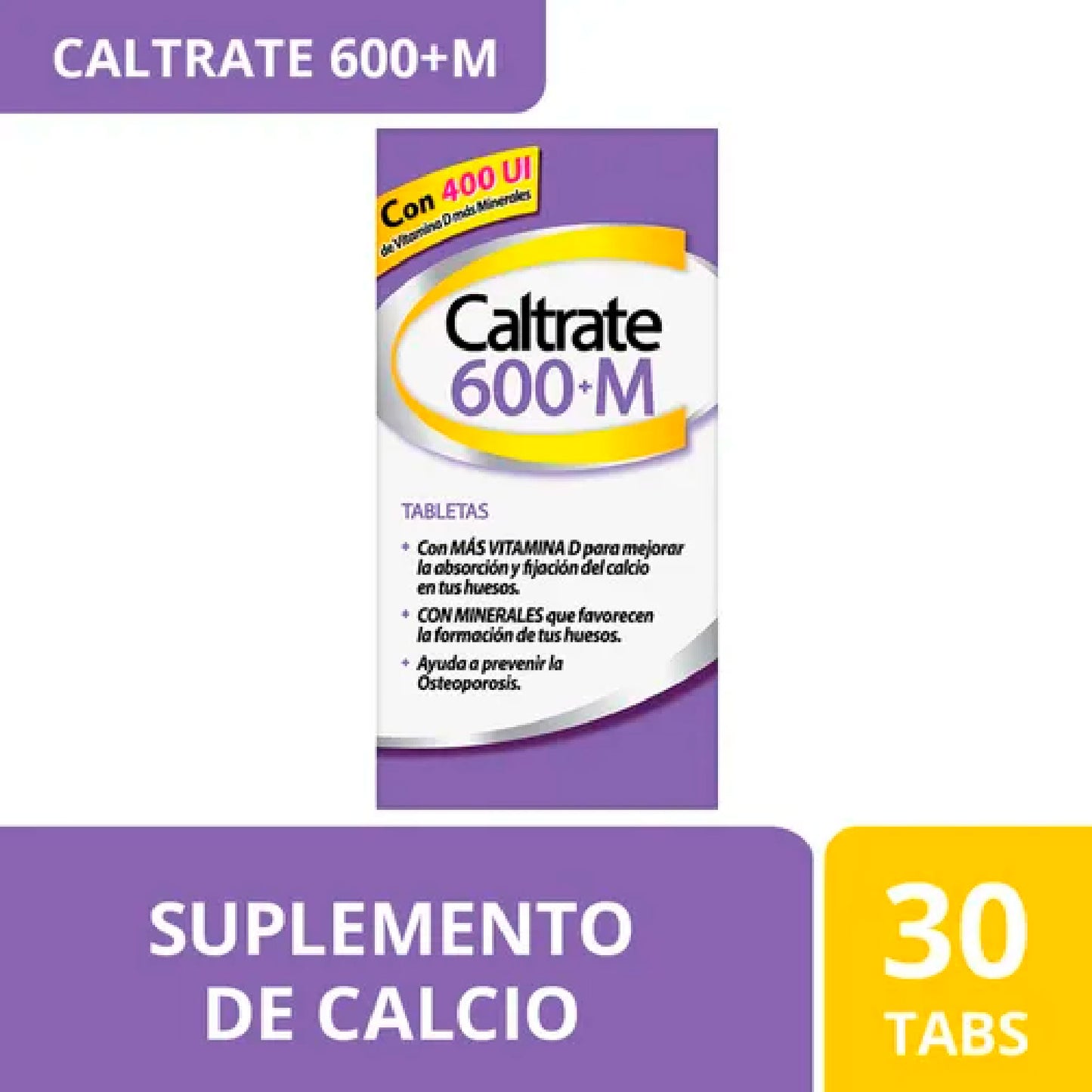 CALTRATE 600 M TAB 30