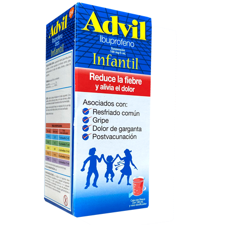 ADVIL INF FRUTAS SUSP 100MG 5ML