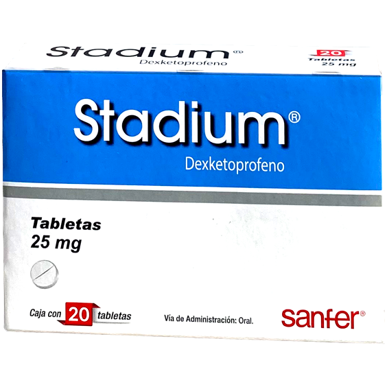 STADIUM 25 MG 20 TAB