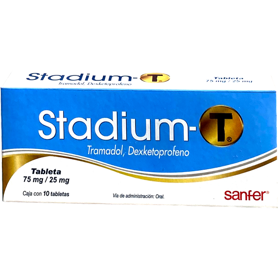 STADIUM T 75MG 25 MG 10 TAB
