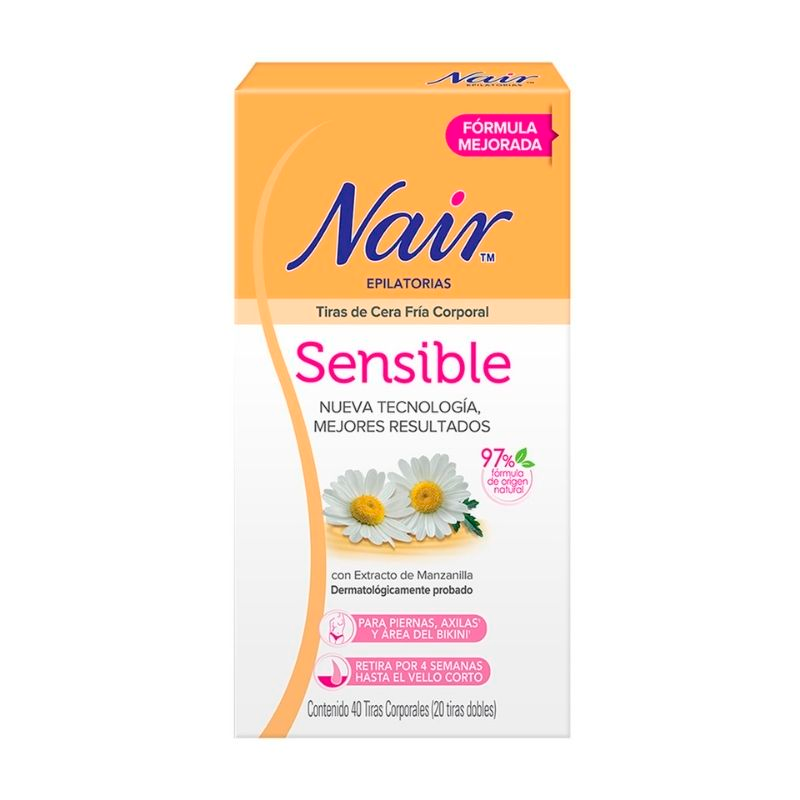DEPIL NAIR FAC C FRIA SENS 40TIRA