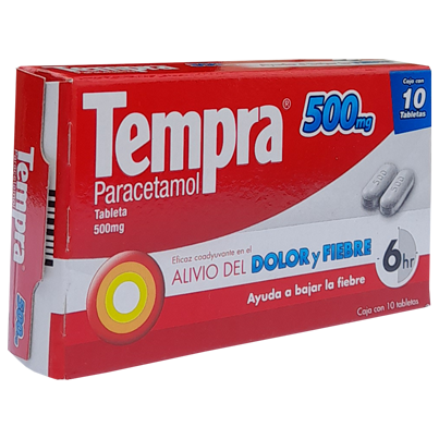 TEMPRA 500 MG TAB 10