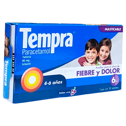 TEMPRA MAST UVA 80MG TAB 30