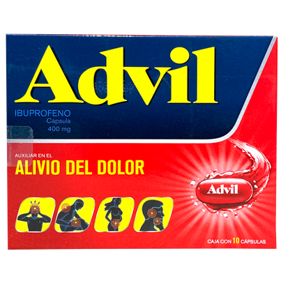 ADVIL MAX 400 MG CAPS 10 459