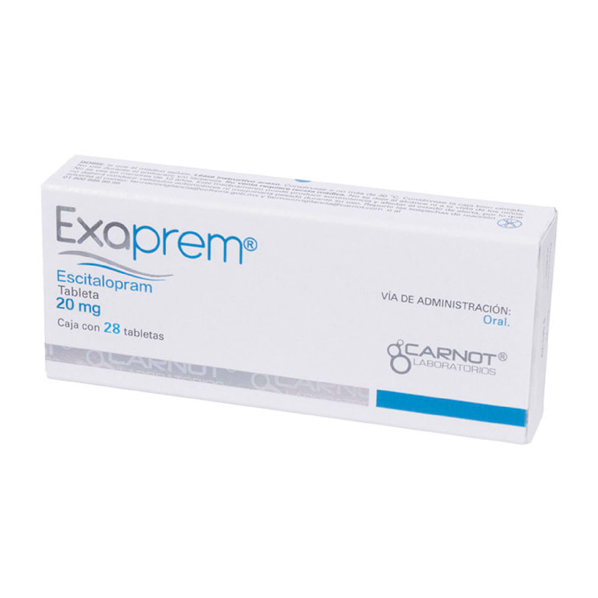 EXAPREM 20MG TAB 28