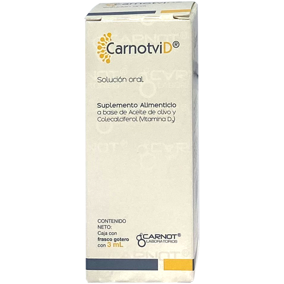 CARNOTVID ORAL SOL 3ML SUPLEM ALIMENT