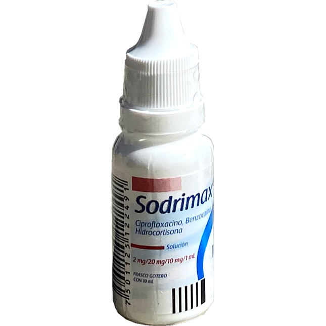 SODRIMAX 2 20 10MG OTICO 10ML