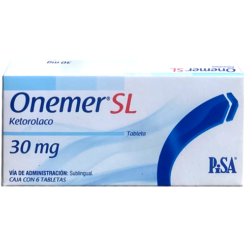 ONEMER SL 30MG SUBLINGUALES TAB6