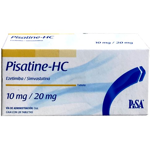 PISATINE HC 10 20 MG TAB 28