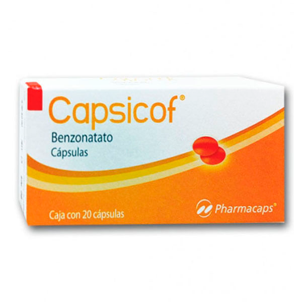 CAPSICOF PERLAS C 20 Benzonatato