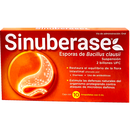 SINUBERASE ORAL AMP 10X5 ML 207