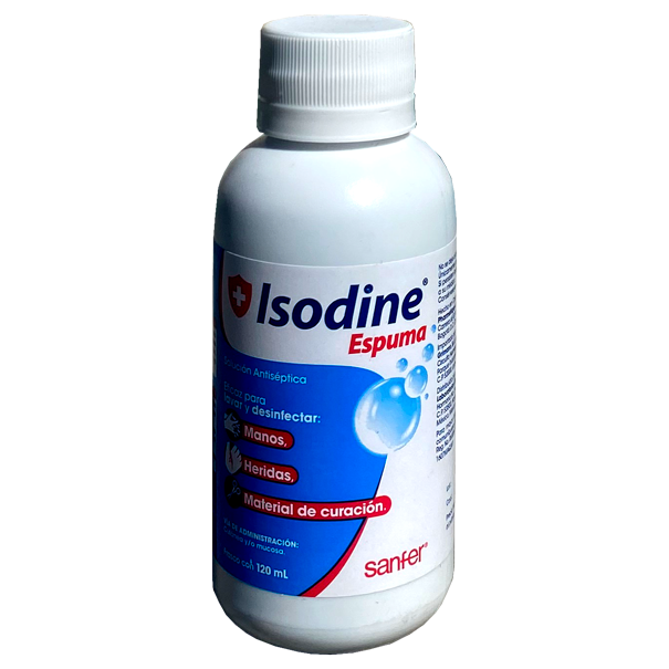 ISODINE ESPUMA 120ML