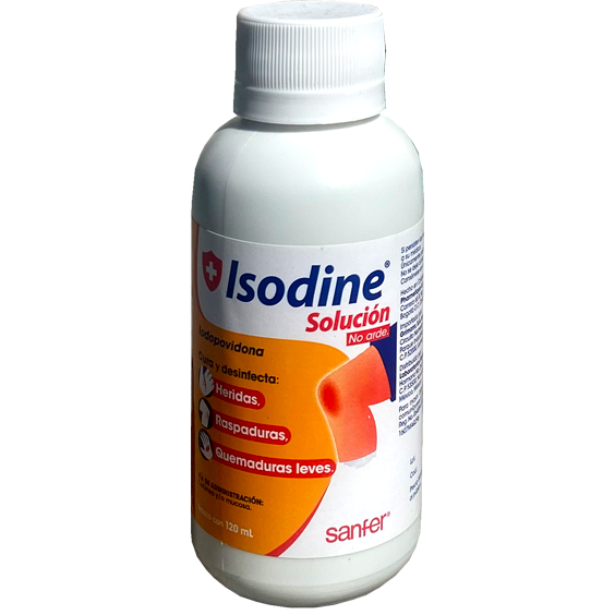 ISODINE ANTISEP SOL 120ML