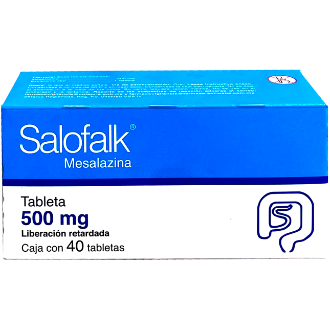SALOFALK 500 MG GRAG 40 166