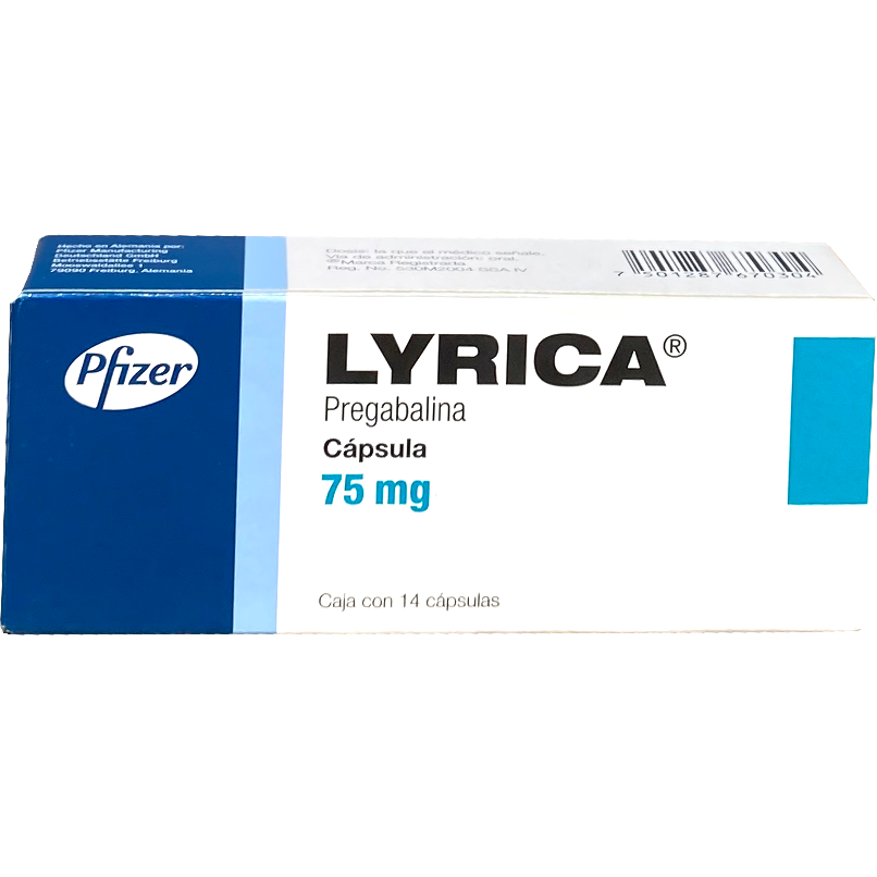 LYRICA 75 MG CAPS 14