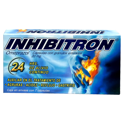 INHIBITRON 20 MG CAPS 7
