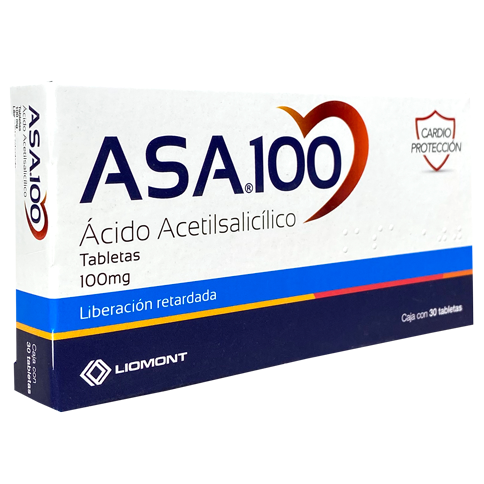 ASA 100MG TAB 30