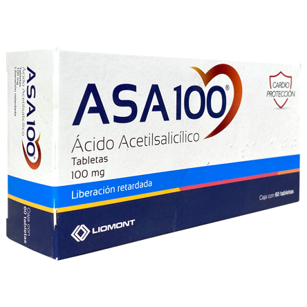 ASA 100 100MG TAB 60