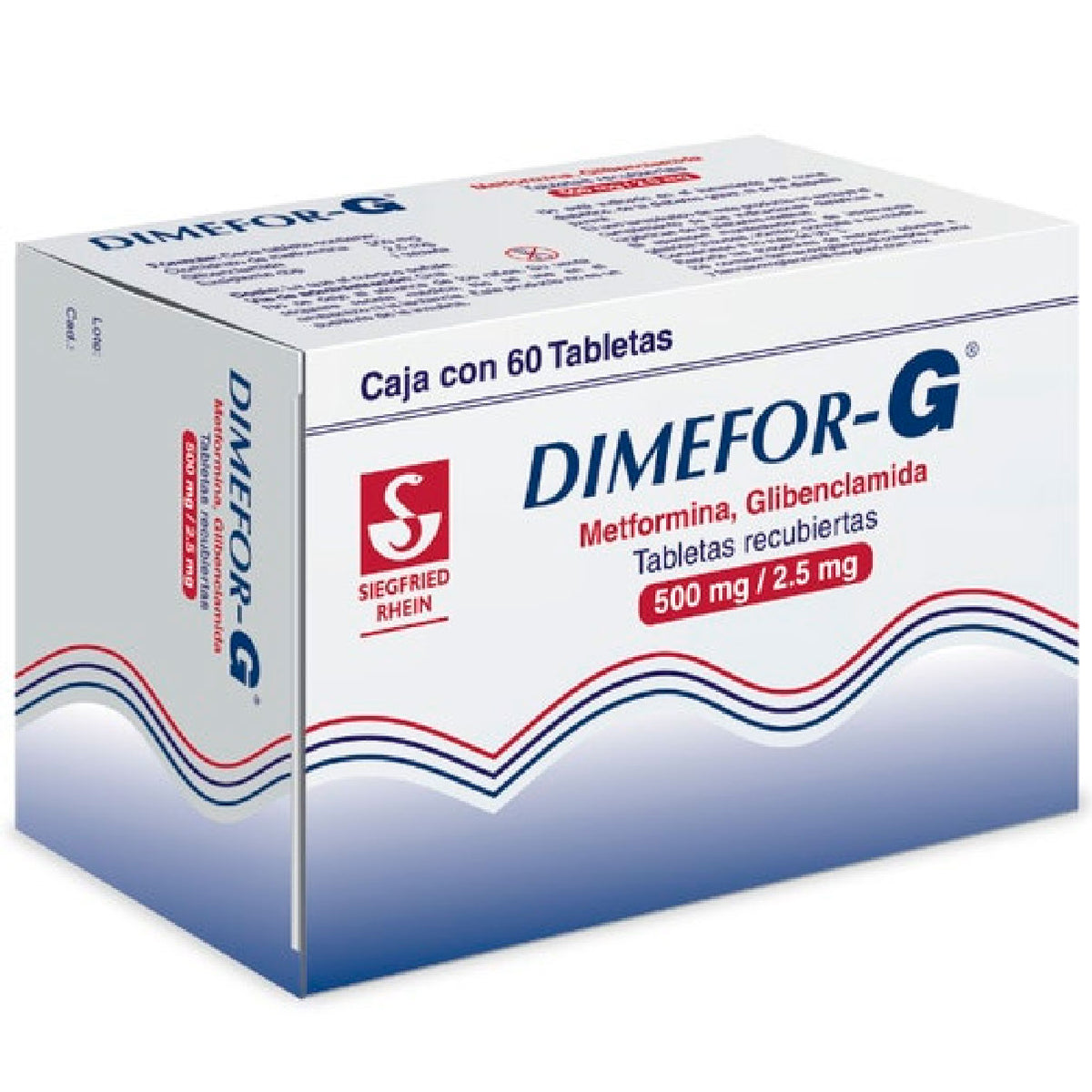 DIMEFOR G 500 2 5MG TAB RECUB 60