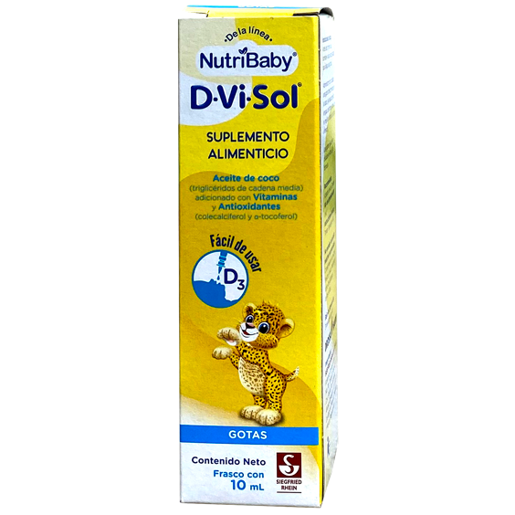 D VI SOL VIT D3 FCO 10ML SUPL ALIM