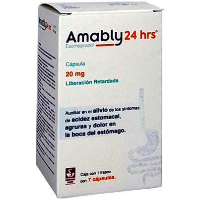 AMABLY 20MG 24 H CAPS 7