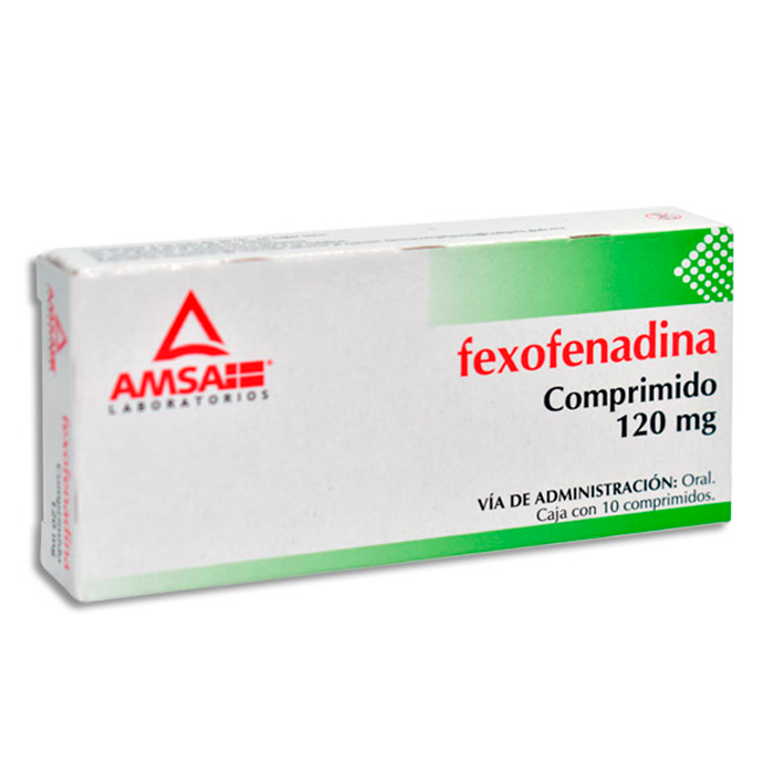 FEXOFENADINA 120MG COMP C10