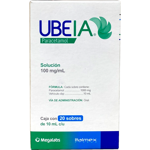 UBEIA 100MG ML 20 SOBRES 10ML