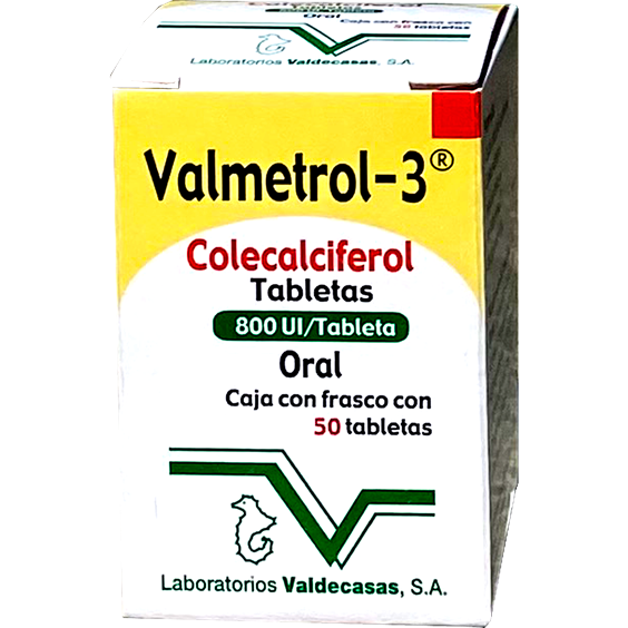 VALMETROL 3 800 UI TAB 50