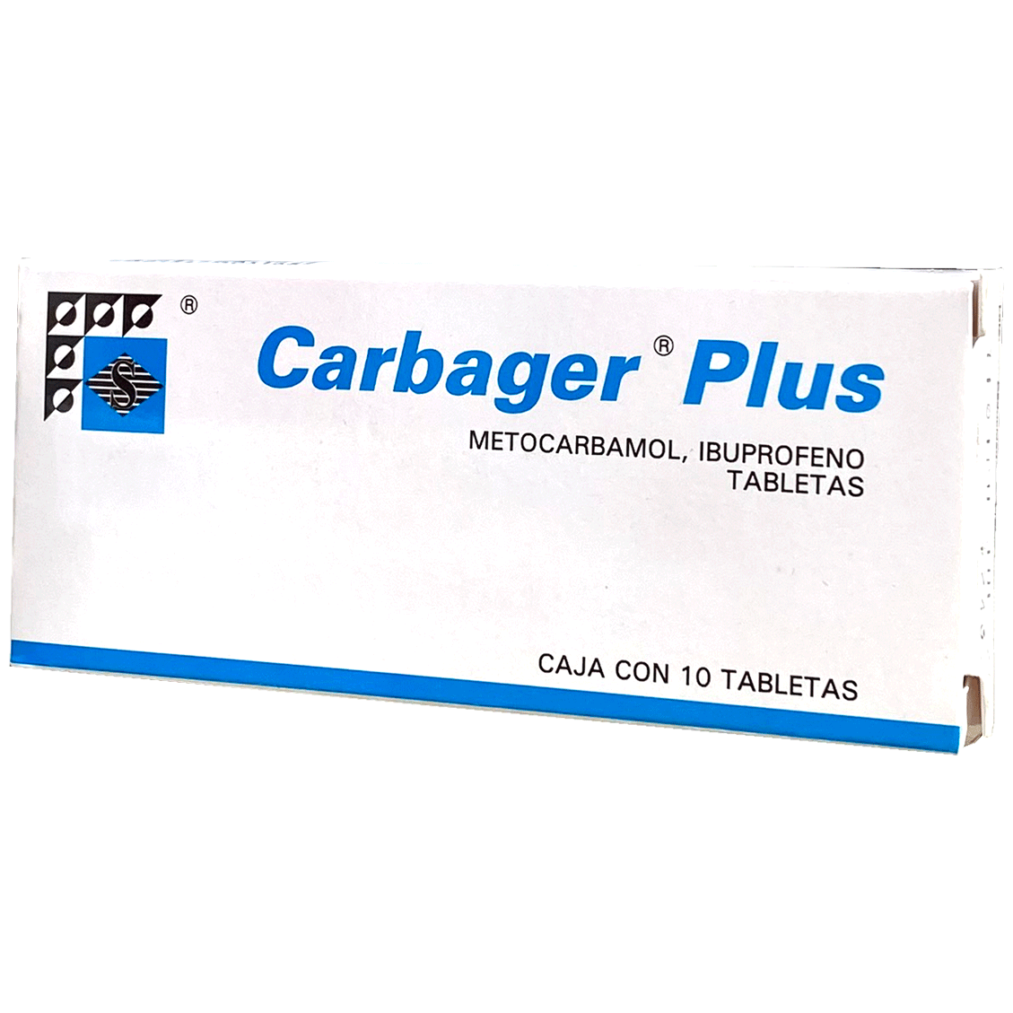 CARBAGER PLUS T 10 Ibuprofeno Metocarbamol