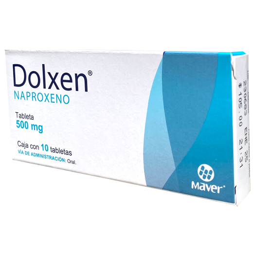 DOLXEN TAB C10 500 MG Naproxeno