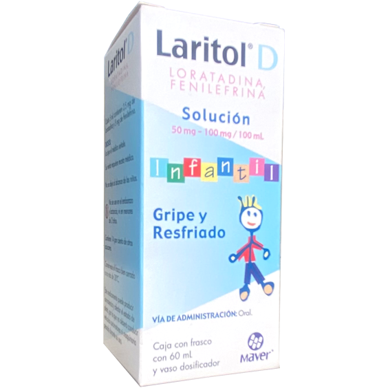 LARITOL D JBE 60ML INF Fenilefrina Loratadina