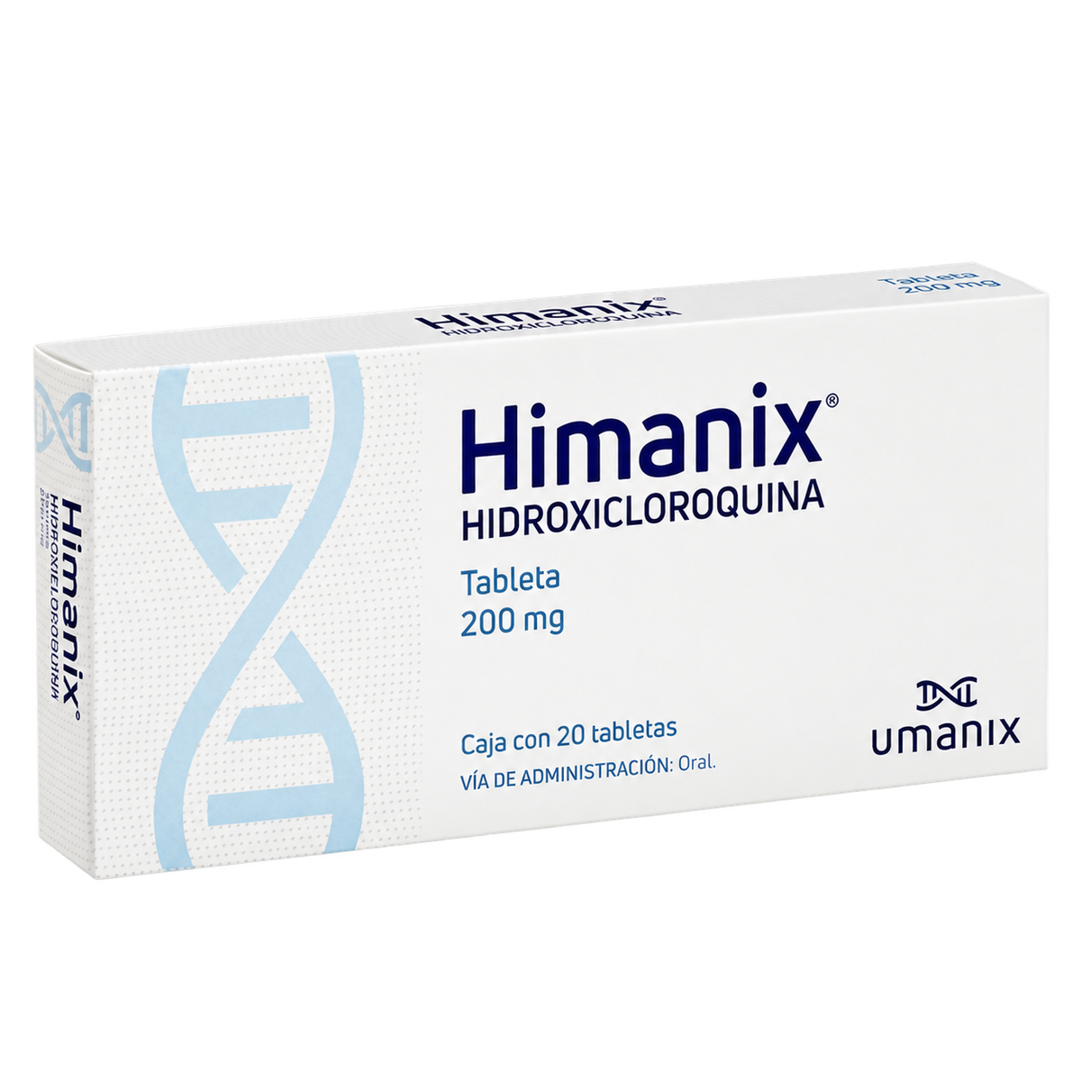 HIMANIX 200 MG C20 TAB Hidroxicloroquina — fondo transparente, formato 1:1