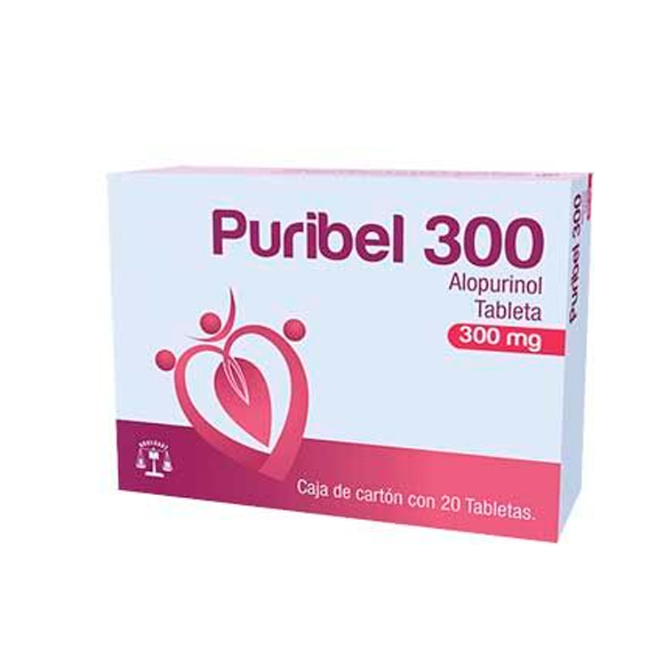 PURIBEL 300 300MG TAB 20 Alopurinol